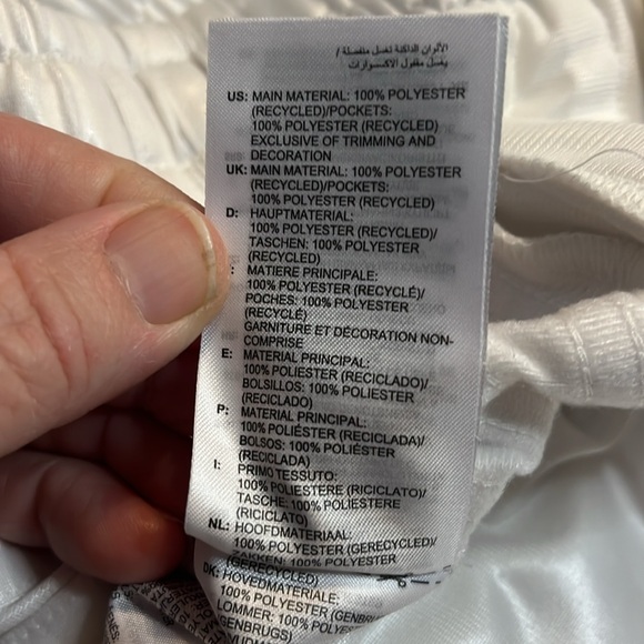 adidas White Wide Leg Pants - Picture 8 of 16